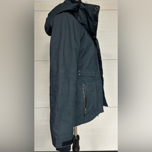 Columbia Omni Heat full zip hooded Women’s Navy blue Jacket sz XS - Picture 5 of 11